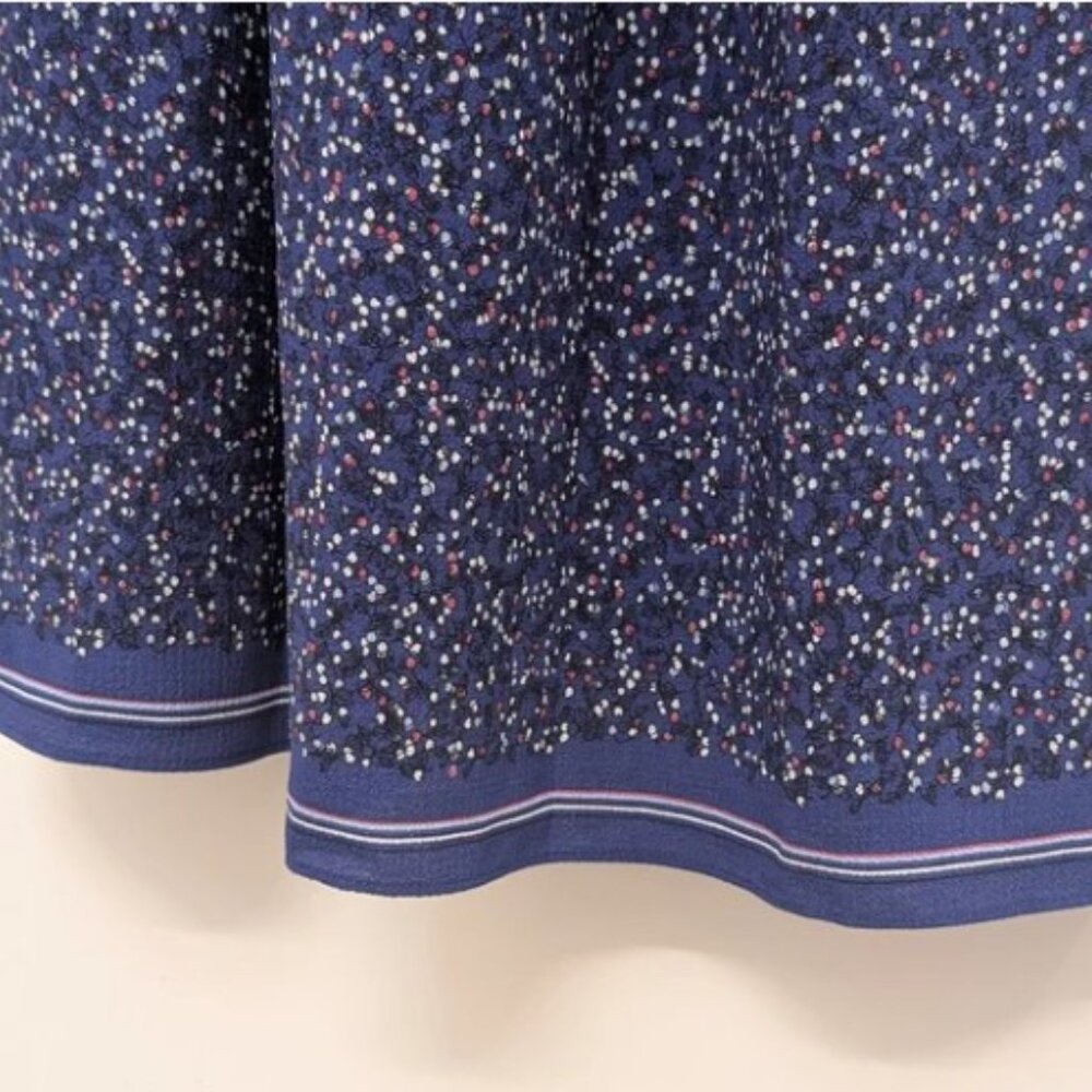 Max Studio Blue Smocked Maxi Sundress - Picture 5 of 5